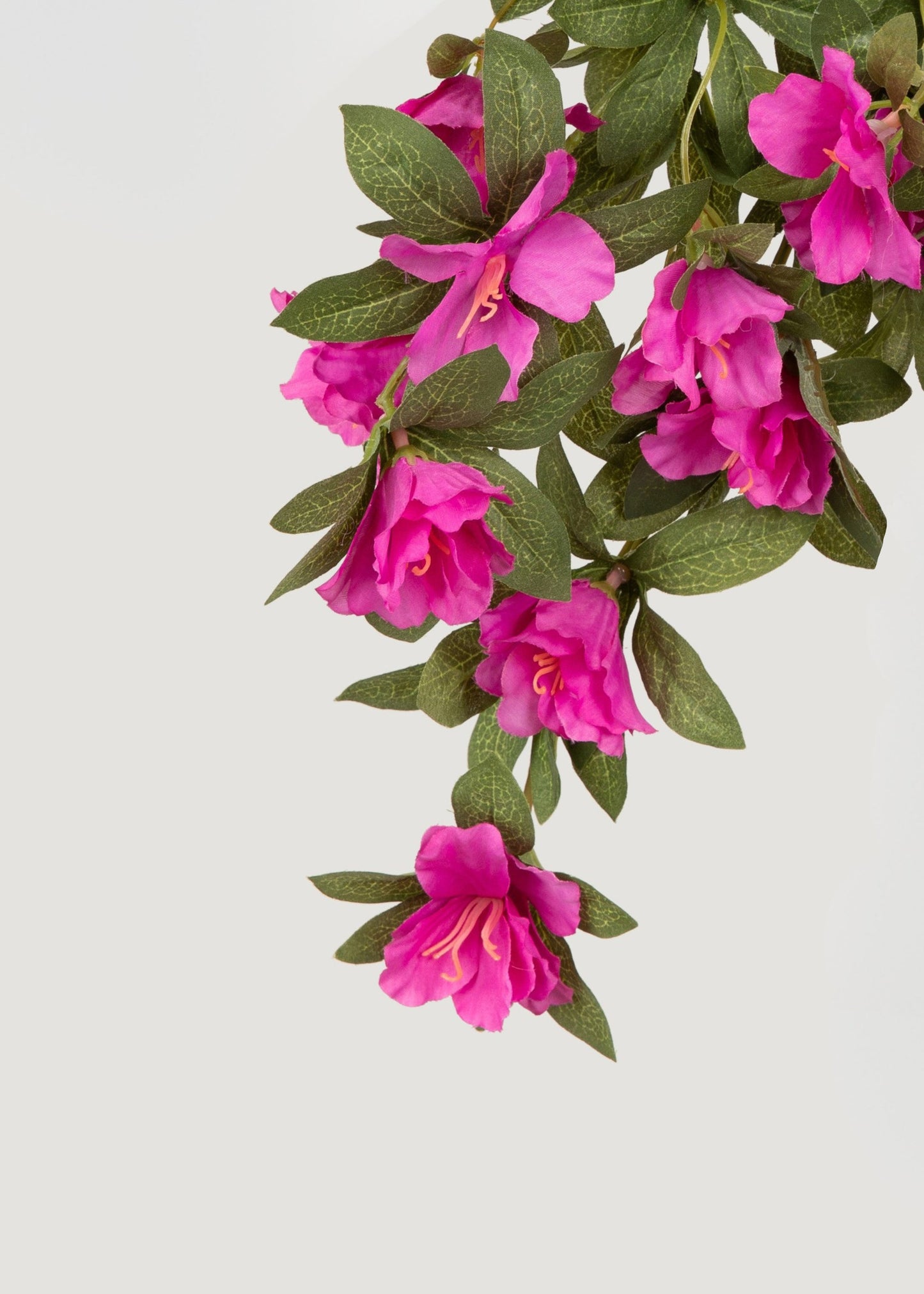 UV Treated Indoor/Outdoor Fake Azalea Hanging Bush - 24"