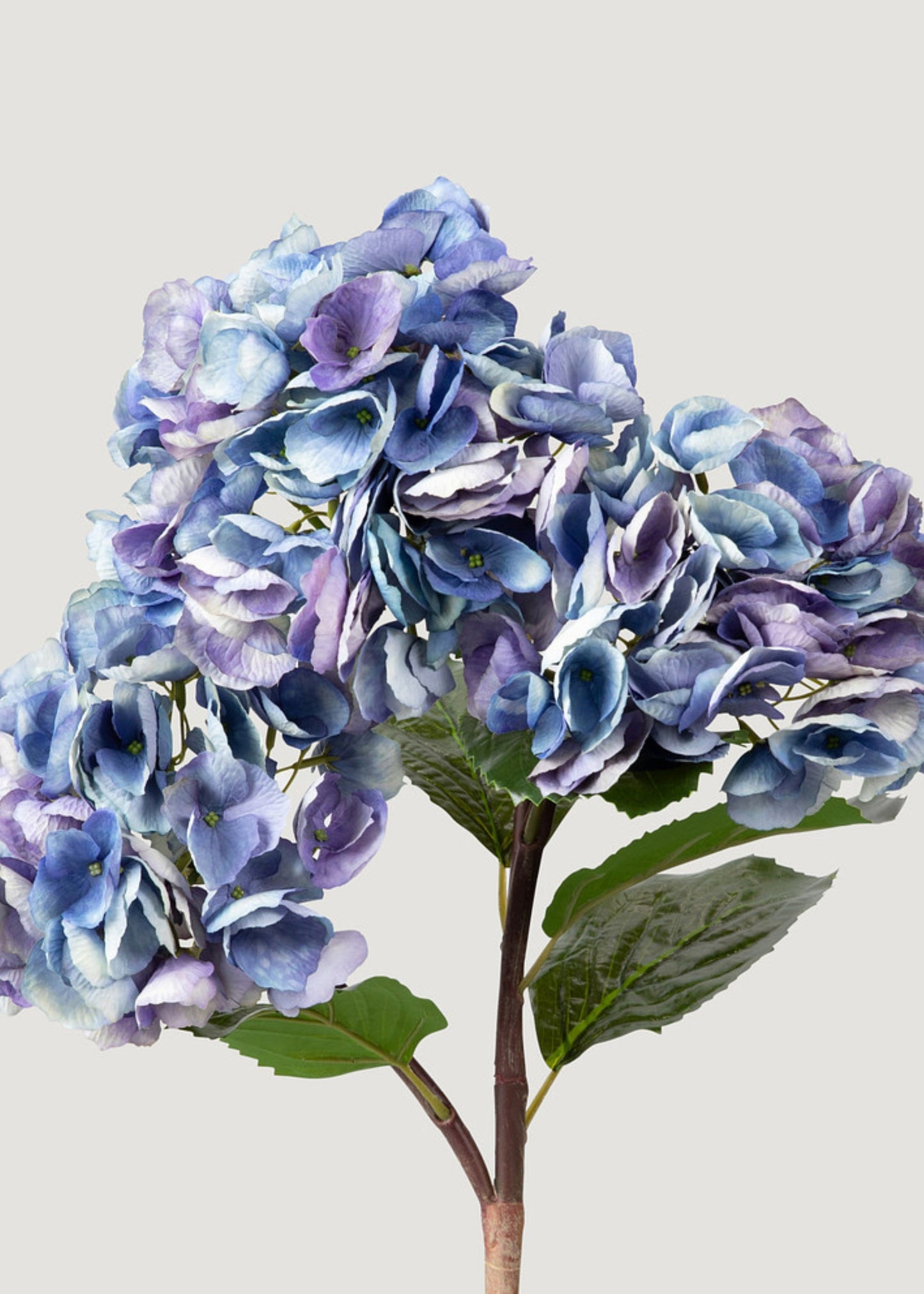 Large Lavender and Blue Artificial Hydrangea - 20"