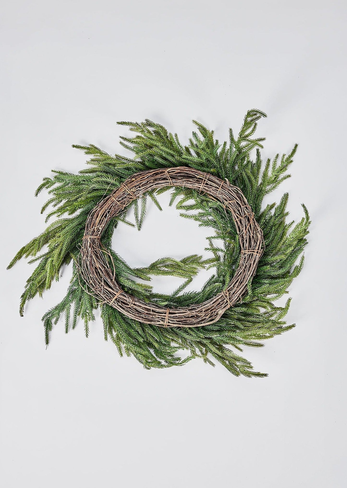 Afloral Real Touch Norfolk Pine Wreath - 24"