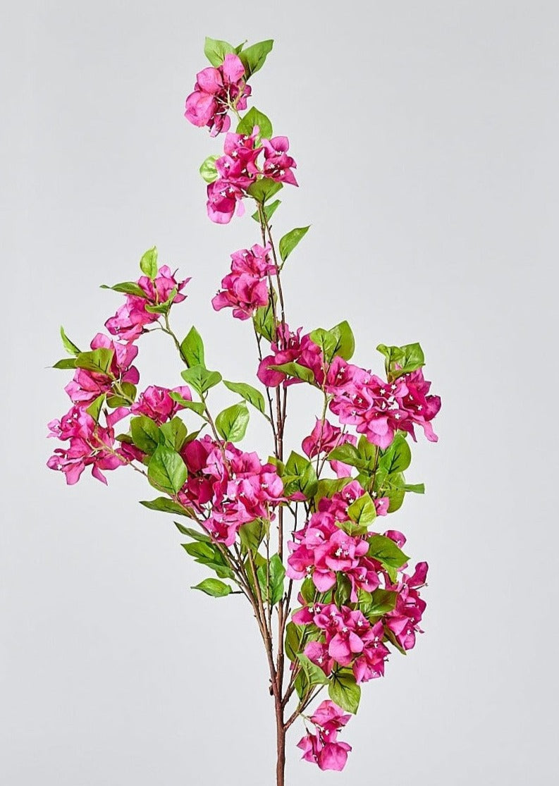 Fuchsia Faux Bougainvillea Hanging Bush - 43"