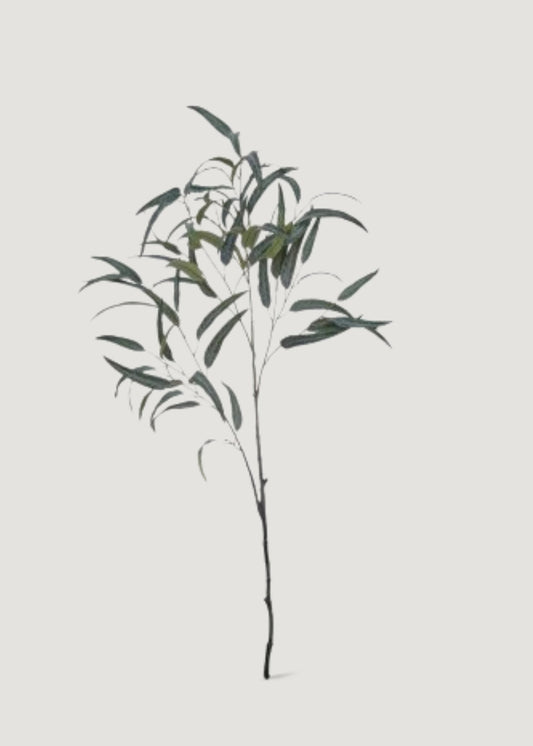 Deluxe Willow Eucalyptus Faux Tall Branch - 49"